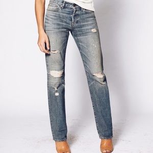imogene & willie distressed jeans
